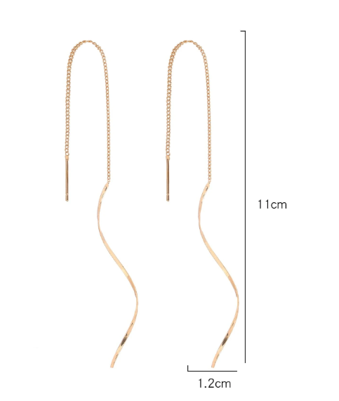 Floating Earrings – 18k Gold Plated | Free UK Delivery