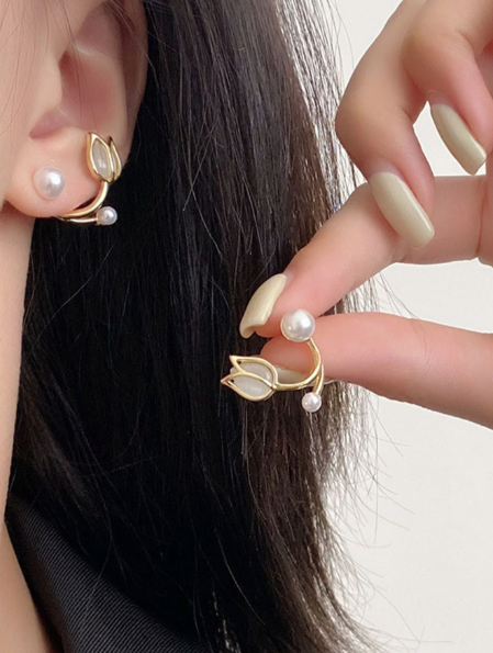 2-in-1 Roses Earrings – 18k Gold Plated | Free UK Delivery