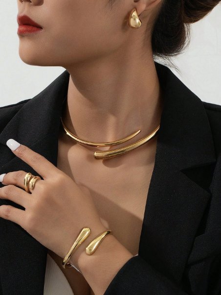 4-Piece Erina Minimalist Set – 18k Gold Plated | Free UK Delivery