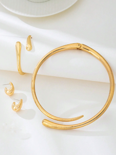 4-Piece Erina Minimalist Set – 18k Gold Plated | Free UK Delivery