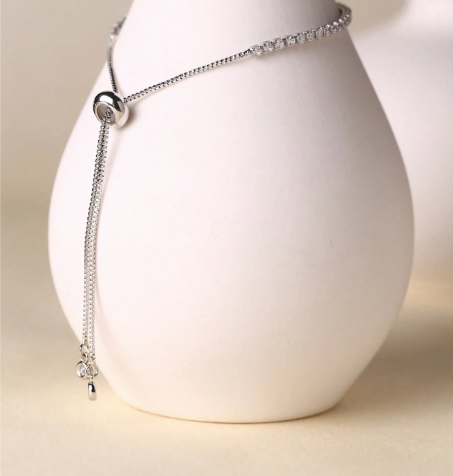 OLIVIA PADANO X OH LYRA | Adjustable Swarovski Bracelet – 24k Gold Plated | Free UK Delivery