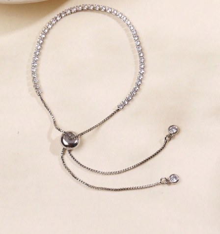 OLIVIA PADANO X OH LYRA | Adjustable Swarovski Bracelet – 24k Gold Plated | Free UK Delivery