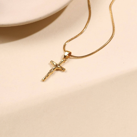 OLIVIA PADANO X OH LYRA | Sacred Jesus Necklace – 24k Gold Plated | Free UK Delivery