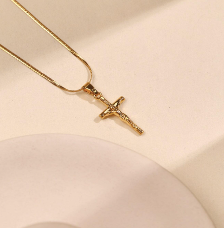 OLIVIA PADANO X OH LYRA | Sacred Jesus Necklace – 24k Gold Plated | Free UK Delivery