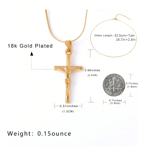 OLIVIA PADANO X OH LYRA | Sacred Jesus Necklace – 24k Gold Plated | Free UK Delivery