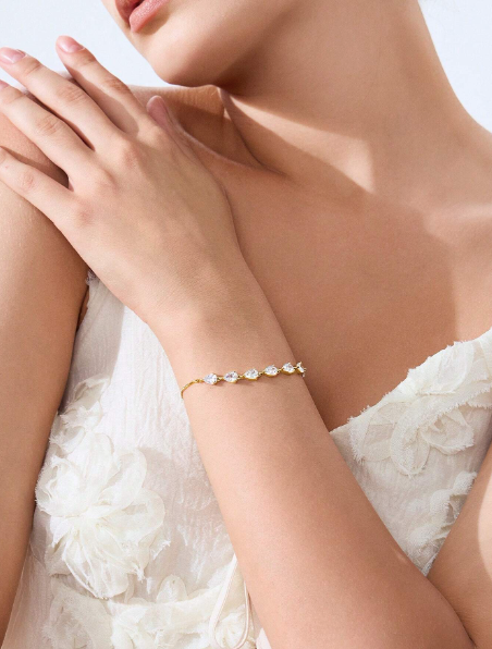 FILIPPA MONTEIRO X OH LYRA | Swarovski Bracelet – 24k Gold Plated | Free UK Delivery