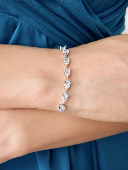 FILIPPA MONTEIRO X OH LYRA | Adjustable Bracelet with Swarovski Crystal – 24k Gold Plated | Free UK Delivery