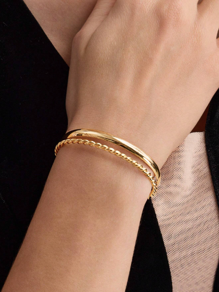 FILIPPA MONTEIRO X OH LYRA | Double Bracelet – 24k Gold Plated | Free UK Delivery