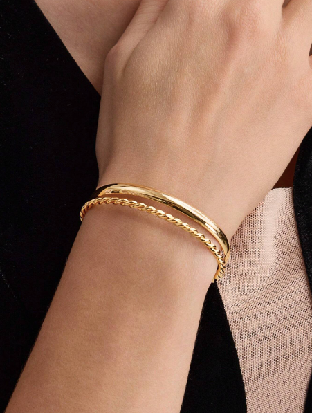 FILIPPA MONTEIRO X OH LYRA | Double Bracelet – 24k Gold Plated | Free UK Delivery
