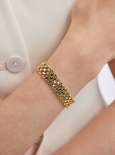 FILIPPA MONTEIRO X OH LYRA | Elos Bracelet in 24k Gold Plating | Free UK Delivery