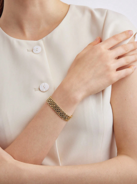 FILIPPA MONTEIRO X OH LYRA | Elos Bracelet in 24k Gold Plating | Free UK Delivery