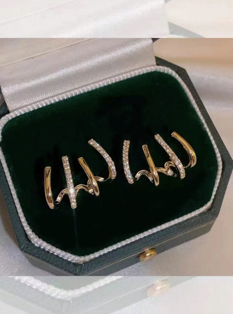 Magic Four-Point Earrings – 18k Gold Plated | Free UK Delivery